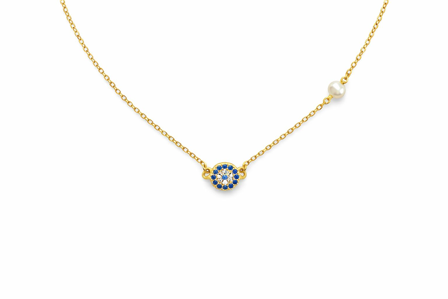 De 1143 is een prachtige fantasieketting, deel van de 'Jewel' collectie. Gemaakt van 14-karaats goud, met een elegante goudkleur. De ketting heeft een lengte van 450 mm. Perfect voor zowel speciale gelegenheden als dagelijks gebruik. Draag het solo voor een subtiele charme of combineer met andere stukken voor een gedurfde uitstraling.