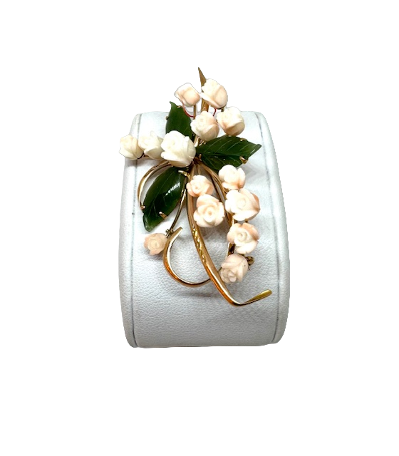 18 krt gouden broche 