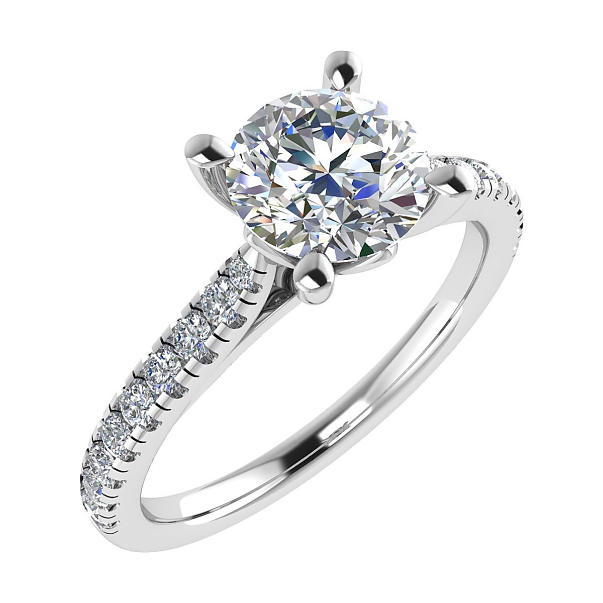 Deze prachtige gouden ring met modelnummer BA24213 is van een niet-gespecificeerd merk en combineert natuurlijke diamanten met zijdiamanten. Gemaakt van 18 karaat goud en in maat 53, pronkt het met schitterende briljant geslepen diamanten van SI1 zuiverheid en G kleur. 