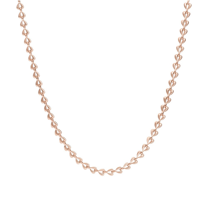 De iXXXi Halsketting &lsquo;Chained Hearts&rsquo; is gemaakt van stainless steel. De ketting bestaat uit hartvormige schakels, heeft een dikte van 4 mm en een lengte van 40 cm, met daarnaast 5 cm verstelruimte. Dankzij het minimalistische design is dit de perfecte basic die bij elke outfit past. Maak je look helemaal af door meerdere iXXXi kettingen te &lsquo;layeren&rsquo;.

Gemaakt van duurzaam stainless steel.
Verkleurt niet en geeft niet af op de huid.
Nikkel vrij
Hypo-allergeen