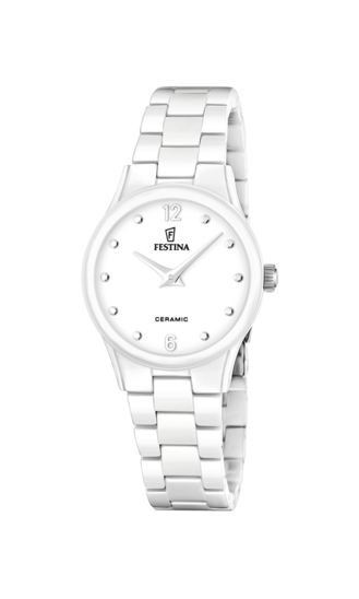 FESTINA SRA.CERAM.ESF.BLANC.