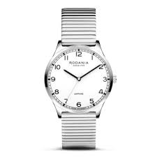 Nyon Classic 36 Fixo- kast staal-fixo band-witte wijzerplaat-5atm