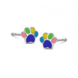 Oorringen poot multicolor