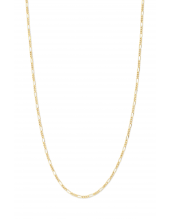 Fjory figaro collier. Goud met zilveren kern.