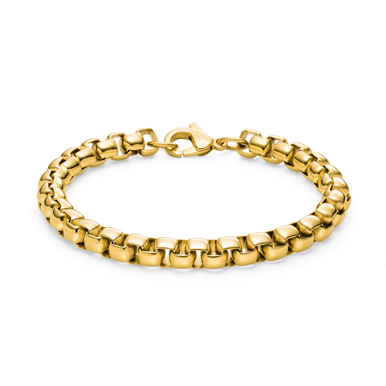 Boccia Titanium 03065-02 Armband GP 18cm 7mm
Ben je toe aan iets nieuws, deze armband is perfect voor wie houdt van een klassieke look. Dit sieraad van Boccia Titanium is een mooie toevoeging aan je sieradencollectie! Neem deze goudkleurige titanium armband, een grove venetiaanse schakel van 7mm met een lengte van 18cm en een karabijnslot. Combineer deze armband met de bijpassende sieraden voor een complete look.

HET MERK
Boccia Titanium is het titanium merk van Nederland, dat zijn oorsprong in Duitsland vindt en is opgericht in het jaar 1992. Ontwikkeld door internationale ontwerpers. Alle titanium componenten van de BOCCIA TITANIUM collectie zijn gemaakt van 99,7% puur titanium; het bijzondere materiaal. Het is licht in gewicht, neemt de temperatuur van de huid aan en is zeer huidvriendelijk. Bovendien is het corrosie- en temperatuurbestendig.

SPECIFICATIES
- Armband 
- Puur titanium
- Goudkleurig
- 18cm
