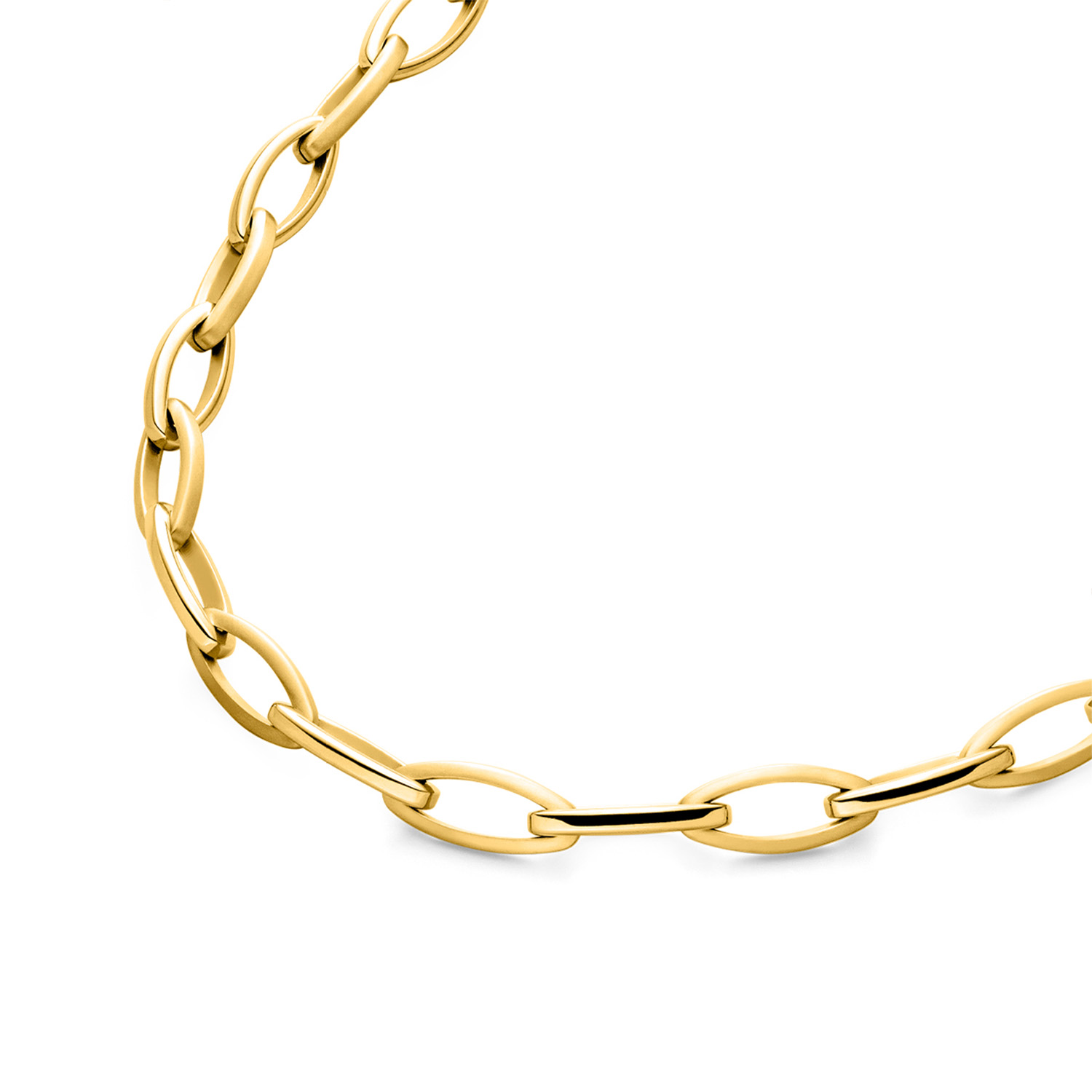 Boccia Titanium 0832-04 Ketting GP 52cm
Maak een statement met deze robuuste titanium ketting, ontworpen met opvallend grove matte en glanzende schakels voor een krachtige, moderne look. De strakke industri&euml;le styling straalt zelfvertrouwen uit en geeft elke outfit direct meer karakter. De titanium ketting heeft een lengte van 52cm en sluit met een karabijnslot. Combineer deze ketting met de bijpassende sieraden voor een complete look.

HET MERK
Boccia Titanium is het titanium merk van Nederland, dat zijn oorsprong in Duitsland vindt en is opgericht in het jaar 1992. Ontwikkeld door internationale ontwerpers. Alle titanium componenten van de BOCCIA TITANIUM collectie zijn gemaakt van 99,7% puur titanium; het bijzondere materiaal. Het is licht in gewicht, neemt de temperatuur van de huid aan en is zeer huidvriendelijk. Bovendien is het corrosie- en temperatuurbestendig.

SPECIFICATIES
- Ketting 
- Puur titanium
- Goudkleurig
- 52cm