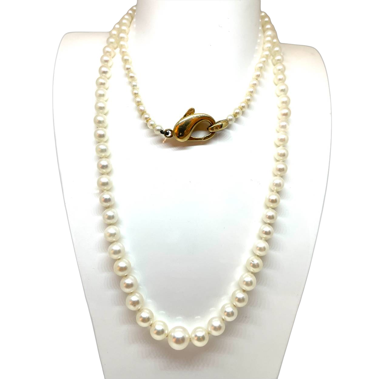 parelketting 14k goud slot