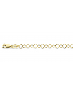 40-GF-KS04,2XX
Mori Gold Filt&eacute; 4,2mm brede Klaver schakel, goud gevuld