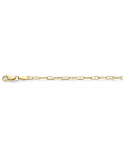40-GF-MAS02,4XX
Mori Gold Filt&eacute; 2,4mm brede Mariner schakel, goud gevuld