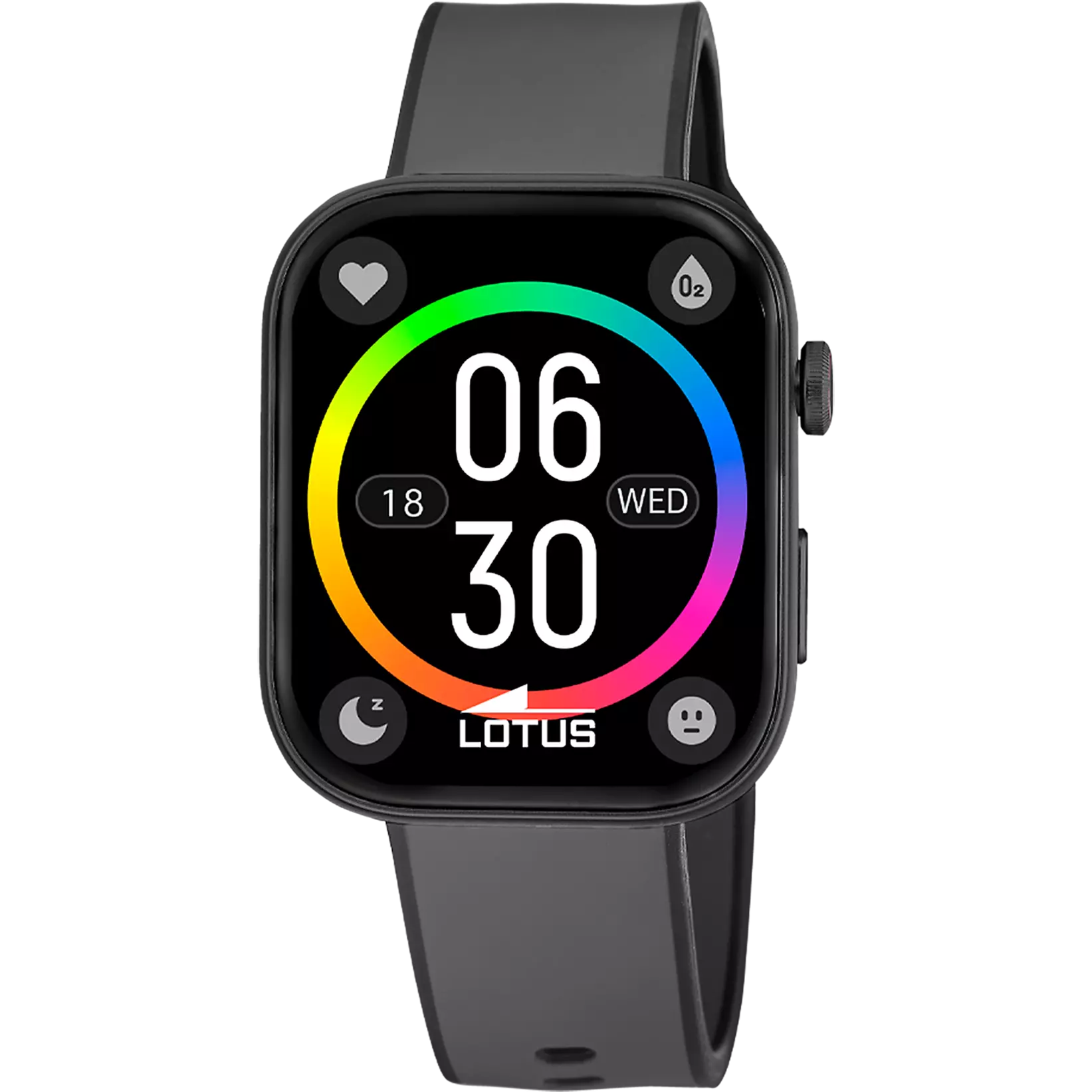 Gedurfd design ontmoet dagelijks welzijn met de Lotus SmarTime AudaZ. Deze smartwatch geeft je een opvallend scherm op je pols waardoor het volgen van je fitness, slaap en meldingen echt moeiteloos wordt. Ontworpen voor wie uitstraling &eacute;n praktische bruikbaarheid wil, combineert hij een zelfverzekerde look met alle essenti&euml;le smartwatchfuncties die je nodig hebt in je dagelijkse leven. Dagelijkse impact, met comfort dat past: dit is de AudaZ.