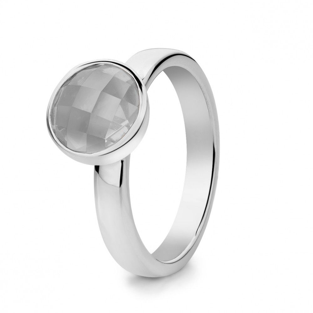 Ring zilver maansteen Maat 56