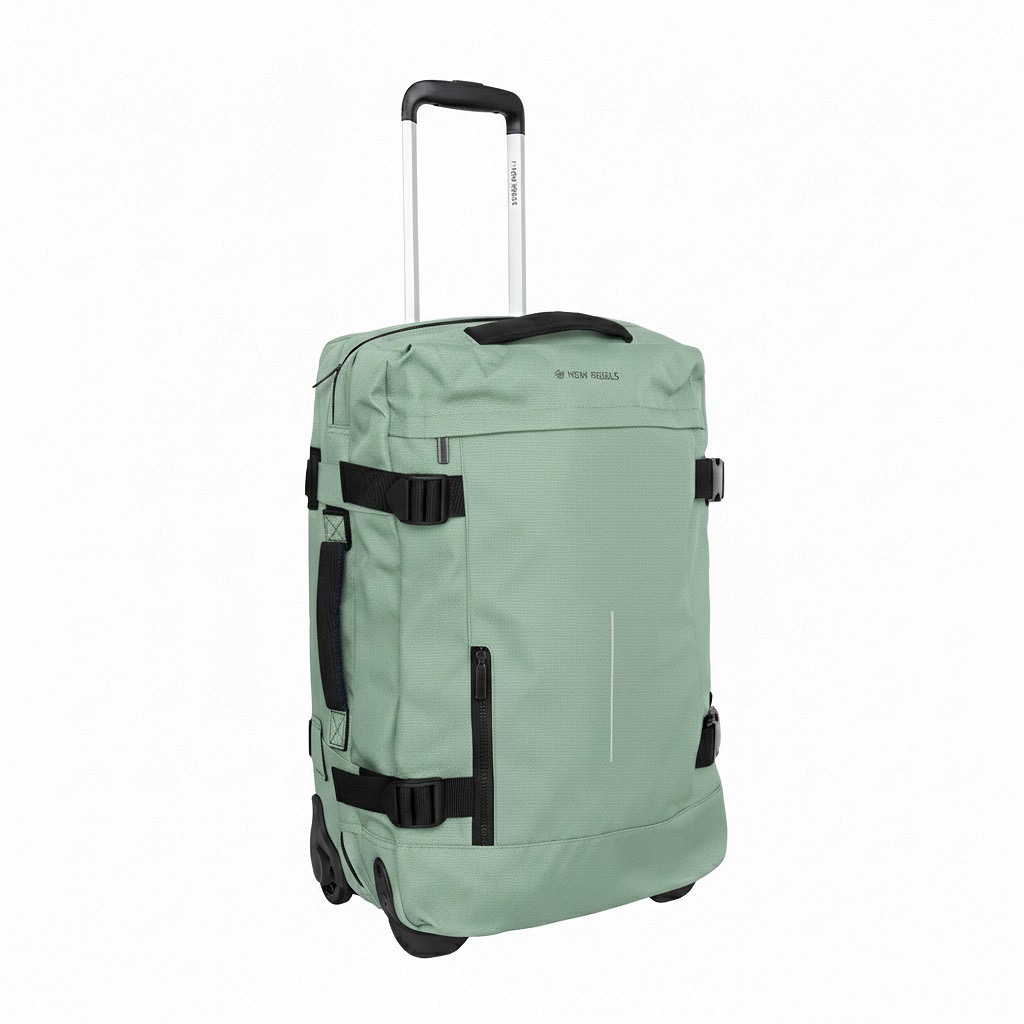 Productomschrijving
Gassaway Trolley M
De Gassaway Trolley M in de kleur Salie Groen is een praktische en stijlvolle reisgenoot voor elke trip. Deze is ook drie 3-delige set verkrijgbaar bestaat uit drie koffers van verschillende formaten, zodat je altijd het juiste formaat bij de hand hebt &ndash; of je nu een weekend weg gaat of een langere vakantie plant. Gemaakt van stevig 100% polyester en voorzien van soepele wieltjes en een uitschuifbare trekstang voor optimaal gebruiksgemak.

Specificaties:

Model: Cortland Trolley Set &ndash; 3 stuks
Kleur: Salie Groen (kleurcode: 18)
Maten:
Klein: 50 x 33 x 21 cm.        &euro;79.95
Medium: 60 x 36 x 24 cm.  &euro;99.95
Groot: 70 x 39 x 27 cm        &euro;119.95

Set prijs  &euro;239.95
Materiaal: 100% Polyester