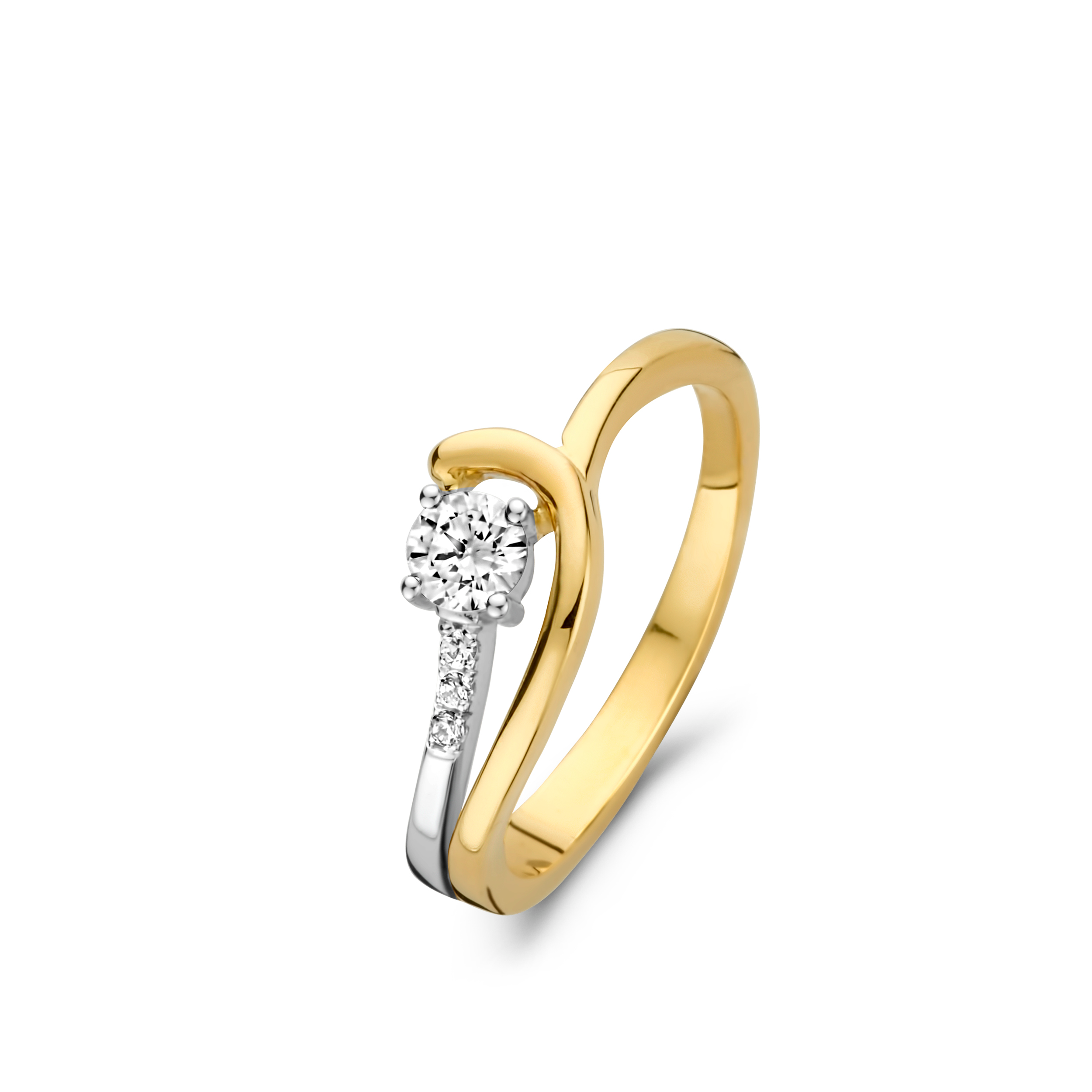 Ring gemaakt met oud goud.