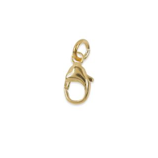 0104114 Karabijnhaak 11.0 mm bol met oog 14 karaat geelgoud