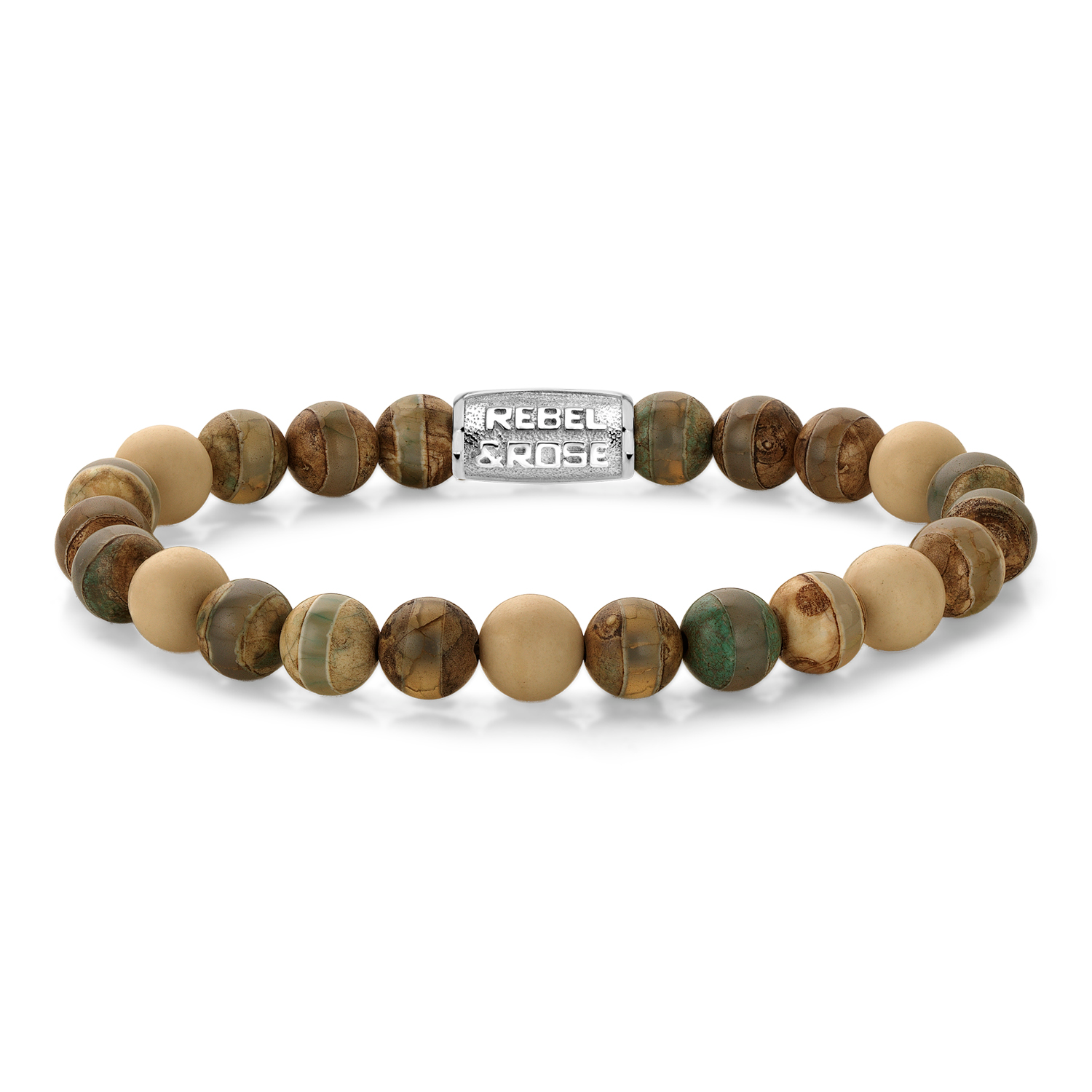 De Desert Oasis 8mm L, modelnummer RR-80126-S-L, is een fantasiearmband van de categorie 'Jewel', met een grootte van 195. De beste manier om deze armband te dragen is als een opvallend sieraad bij zowel casual als formele outfits. Perfect om je stijl een unieke en elegante touch te geven.