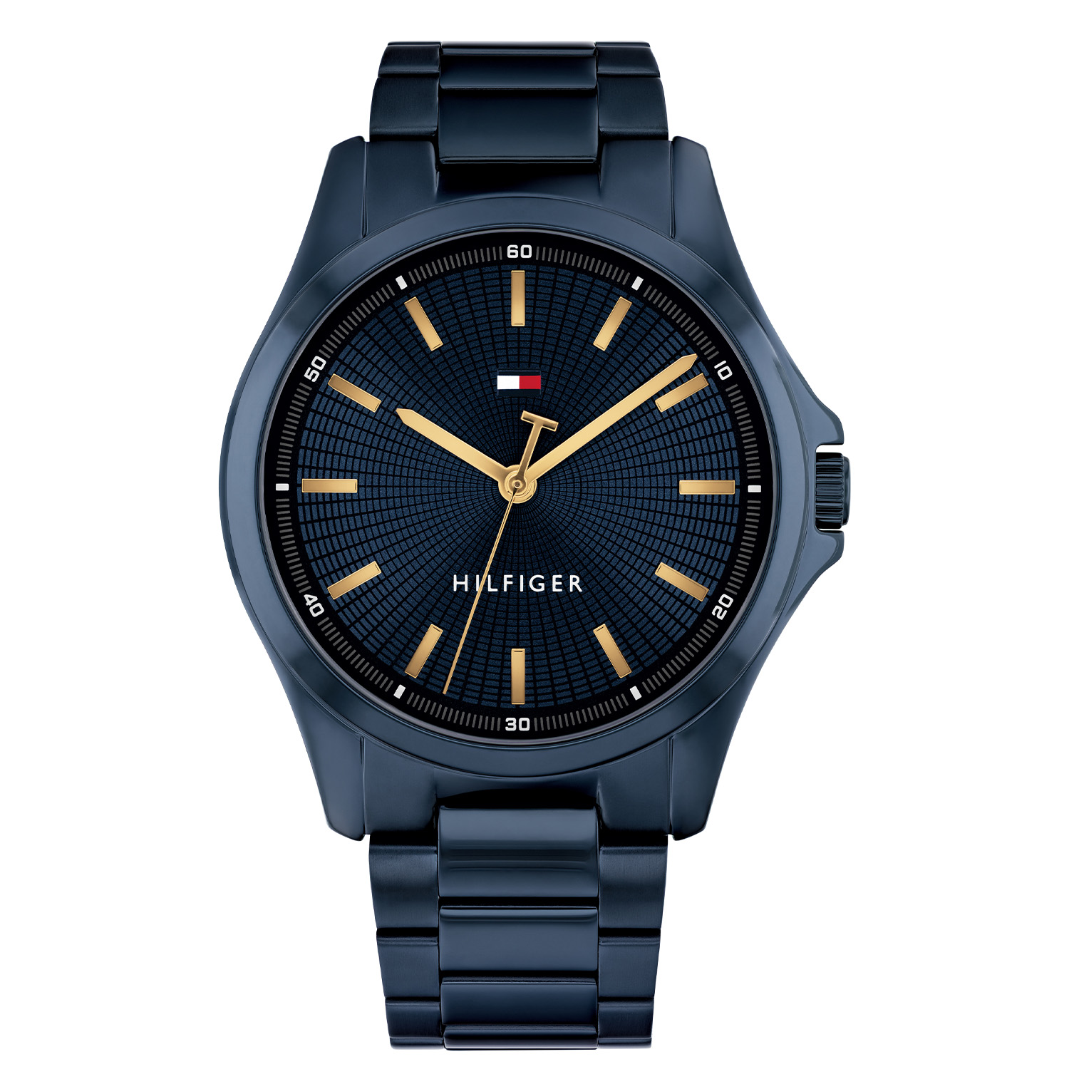 Tommy Hilfiger TH1710742 Horloge Heren Staal Blauw 43mm
Elegant: Dit blauwe herenhorloge straalt finesse uit en maakt elke outfit stijlvol compleet. Het stalen herenhorloge uit de Bruce serie heeft een ronde blauwe stalen kast met een glanzende bezel en een blauwe sunray wijzerplaat. De fijne wijzers en uurstrepen zijn goed zichtbaar. Aan de kast zit een stalen blauwe schakelband met een vouwsluiting. Het horloge heeft een mineraalglas, een afmeting van 43mm en is 3ATM.  

Het merk: 
Sinds de lancering van het merk in 1985 is Tommy Hilfiger wereldwijd bekend geworden als pionier van de klassieke Amerikaanse coole stijl. Ge&iuml;nspireerd door de iconische popcultuur en het Amerikaanse erfgoed. De dames en herencollectie van dit seizoen bestaan uit minimalistische silhouetten en rustieke lederen details. De herenhorlogecollectie biedt iconische uurwerken met roestvrijstalen, lederen en siliconen banden.

Specificaties:
- Mineraalglas
- Ronde kast 43mm
- Blauwe kast
- Blauwe wijzerplaat
- Stalen blauwe schakelband 
- 3ATM