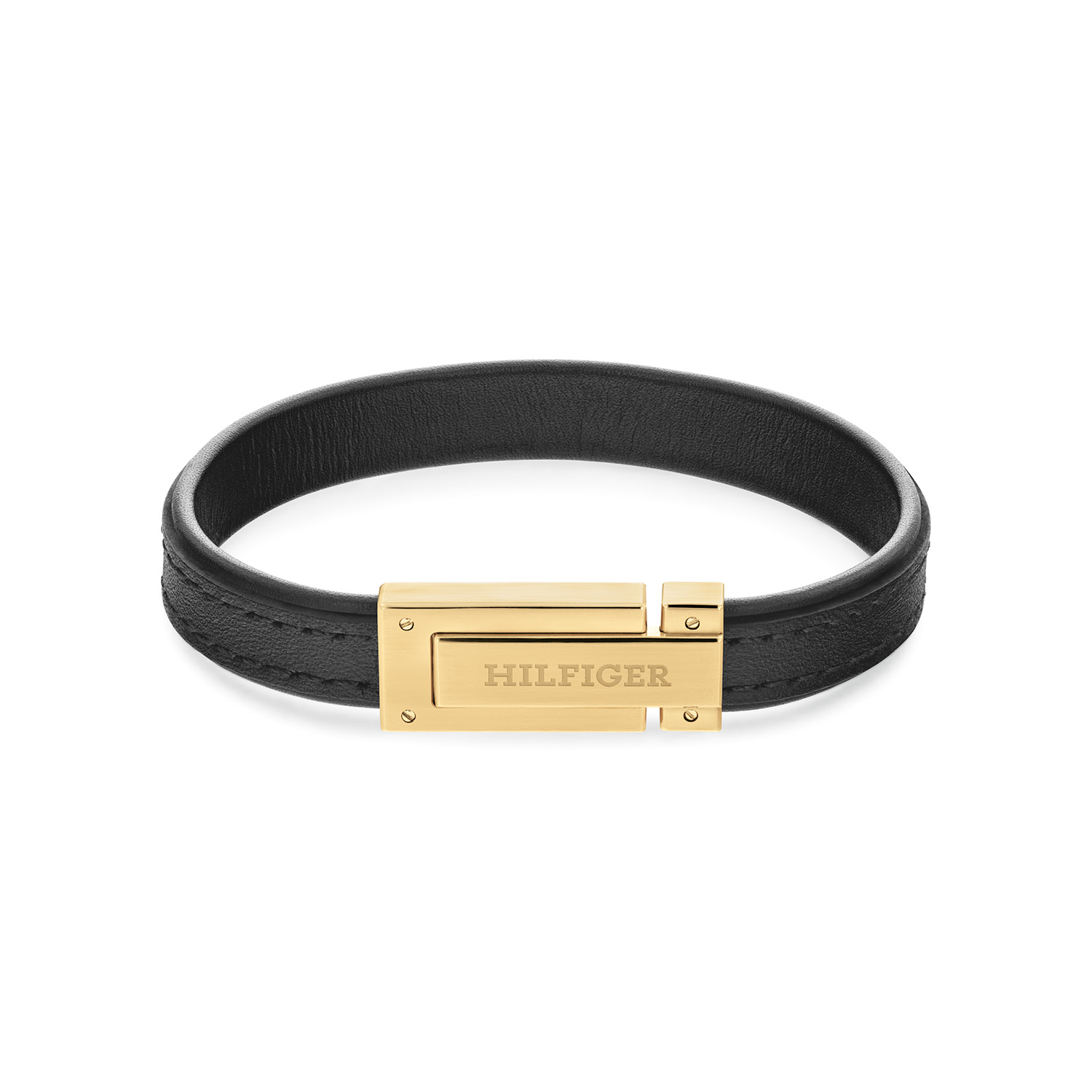 Tommy Hilfiger Jewels TJ2790561 Armband Heren Leer 19cm Zwart
Deze armband van Tommy Hilfiger uit de jewelry serie met nr: TJ2790561 is een opvallend model. De zwarte glad leren heren armband heeft een goudkleurige magneetsluiting met het Tommy logo en heeft een lengte van 19cm. Ook leuk te combineren met andere sieraden van Tommy Hilfiger.

Het merk:
Tommy Hilfiger is wereldwijd &eacute;&eacute;n van de grootste designer lifestyle merken en is internationaal bekend om haar classic American cool stijl. De sieraden zijn voor dames en heren met een eigen stijl, die niet bang zijn om dit aan de wereld te laten zien.

Specificaties:
- Leren armband
- Zwart
- Lengte 19cm
- Heren sieraad