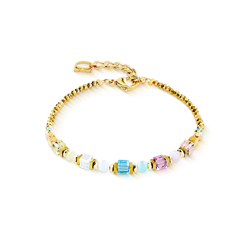 armband coeur de lion multicolor