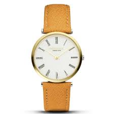 Rodania dames Lugano met oranje lederen band