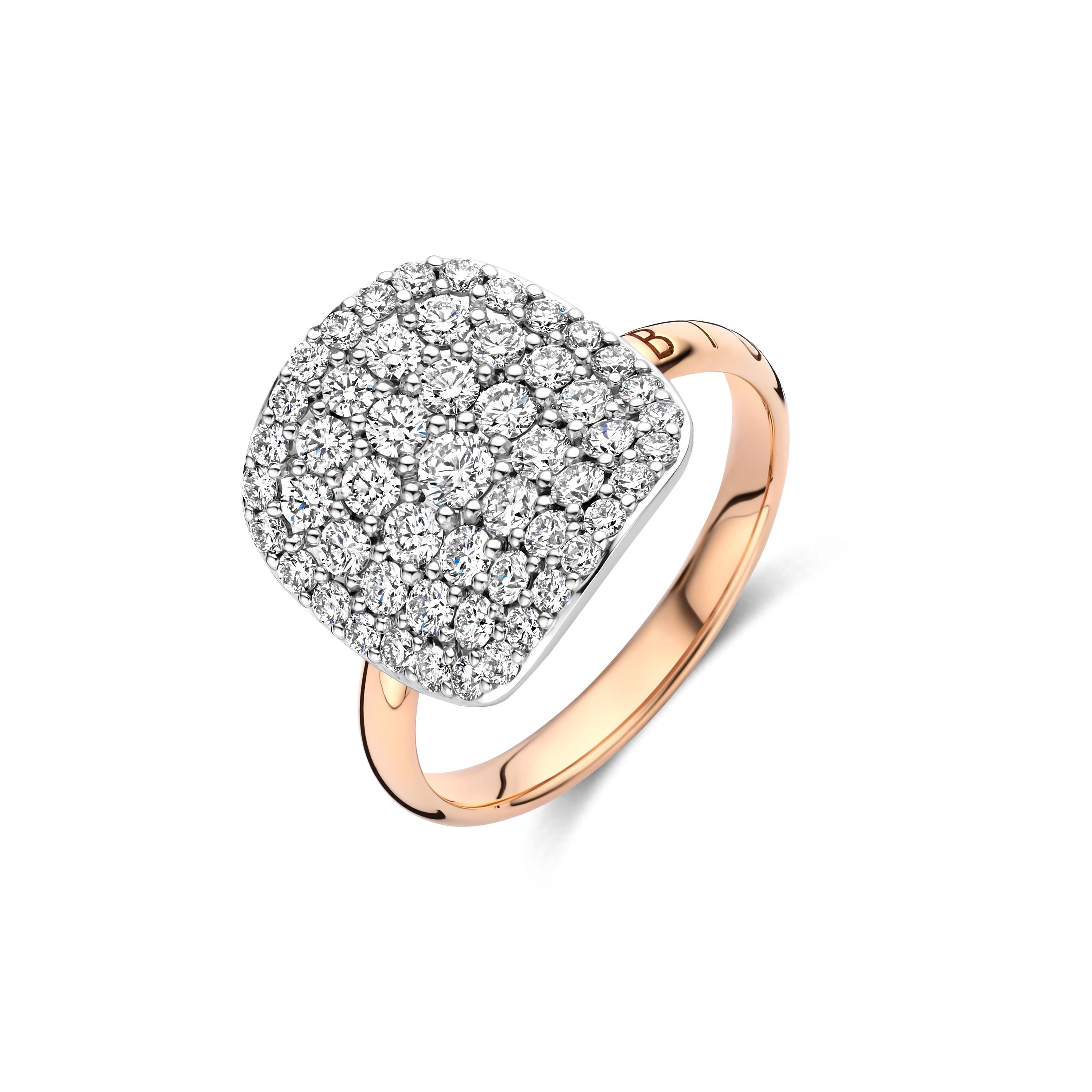 Victor Collection
vervaardigd in 18-karaats ros&eacute;goud en afgewerkt met witte diamanten 0.92ct.