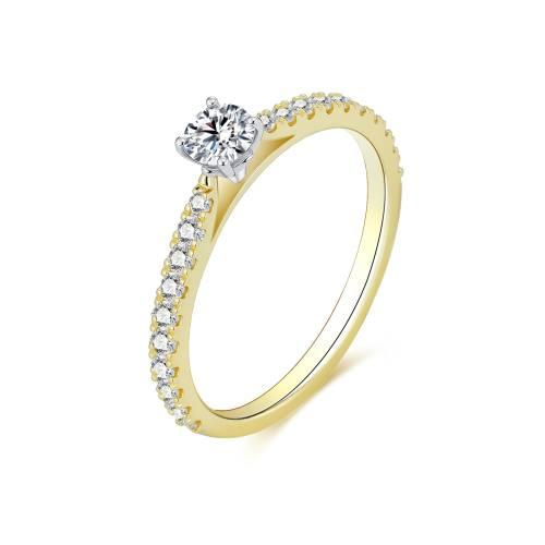 Gisser Jewels 14k Lab Grown Diamond Ring 0.25+0.29 CT