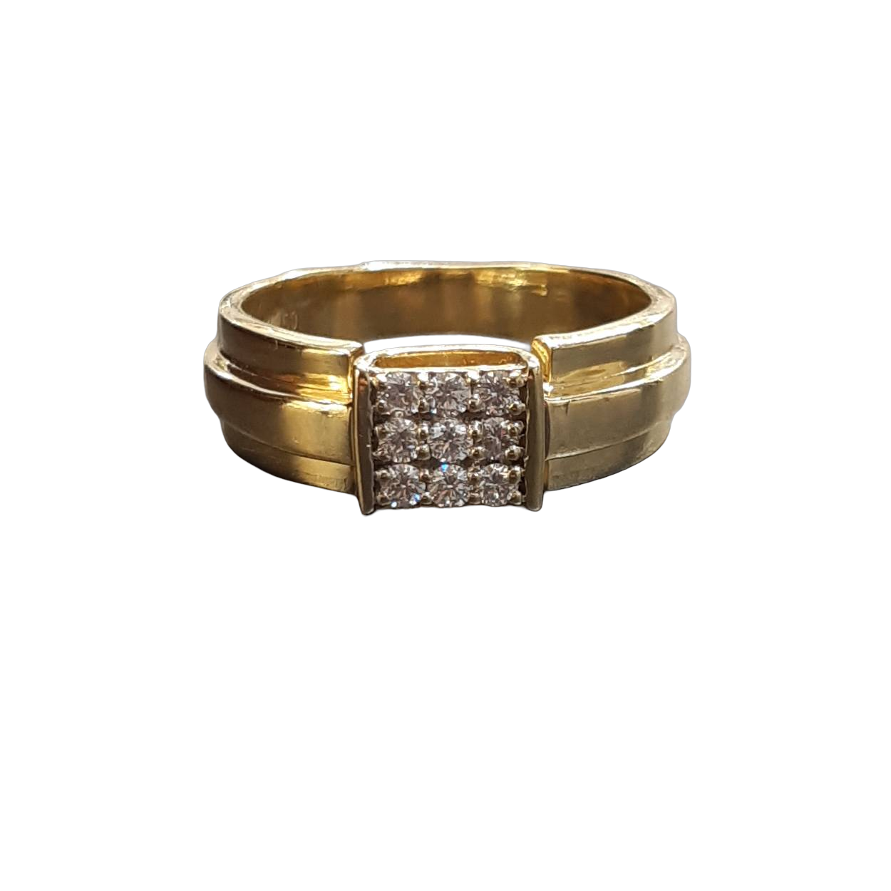 De gouden herenring model BREA-0002740 is een elegante 18 karaat ring, versierd met negen ronde diamanten van SI1-zuiverheid en G-kleur, wat zorgt voor een verfijnde uitstraling. Ideaal te dragen bij formele en stijlvolle gelegenheden, deze ring voegt een vleugje luxe toe aan elke outfit. Perfect voor een tijdloze en verfijnde look.