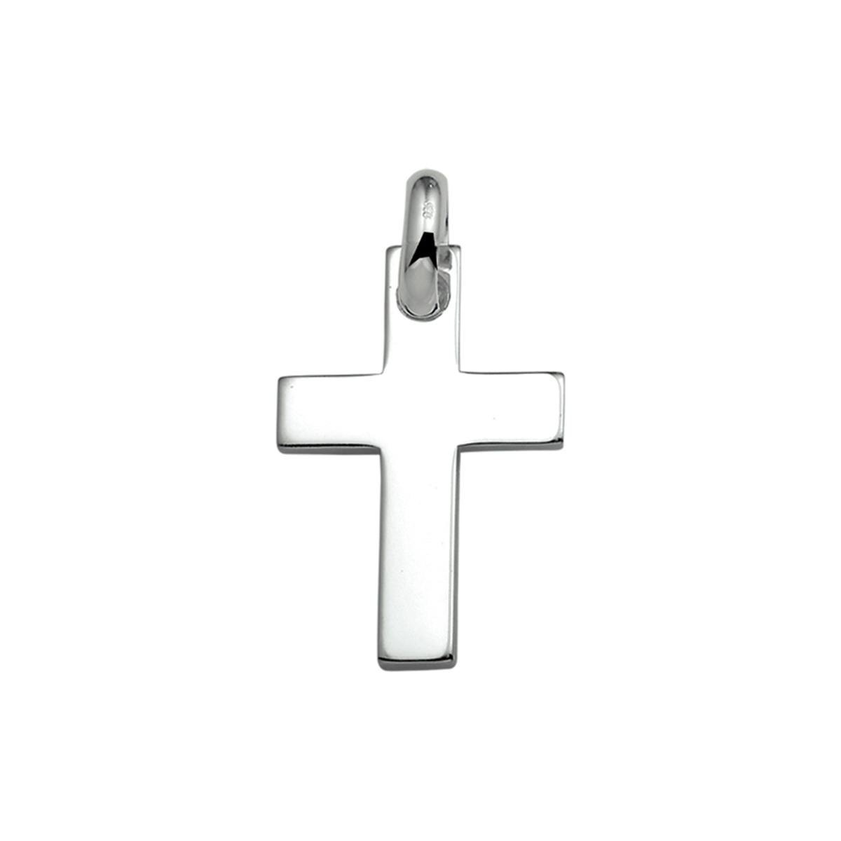 hanger kruis zilver wit
