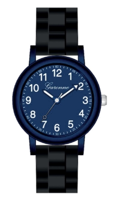 Garonne kinderhorloge blauw/zwart KQ23Q478