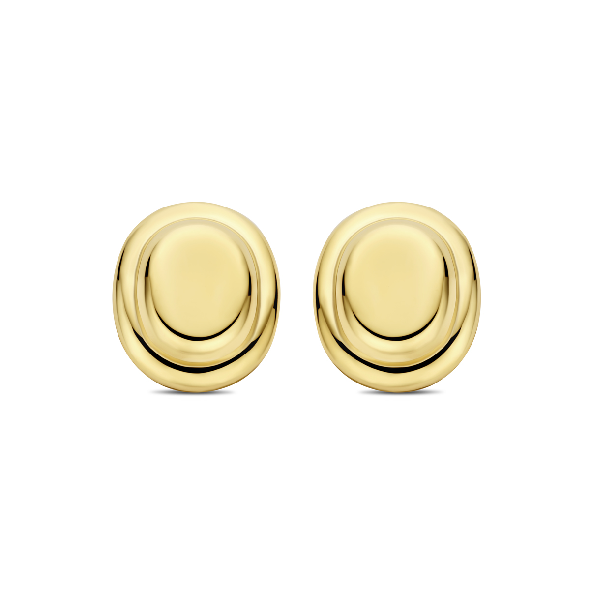 Vergulden Oorknoppen zijn stijlvolle oorbellen van zilver, afgewerkt met een vergulding. Ze hebben een diameter van 23 mm en een breedte van 20 mm. Met het lichte gewicht, glanzende stekers. Draag ze dagelijks voor een elegante uitstraling of bij speciale gelegenheden. Perfect als cadeau!