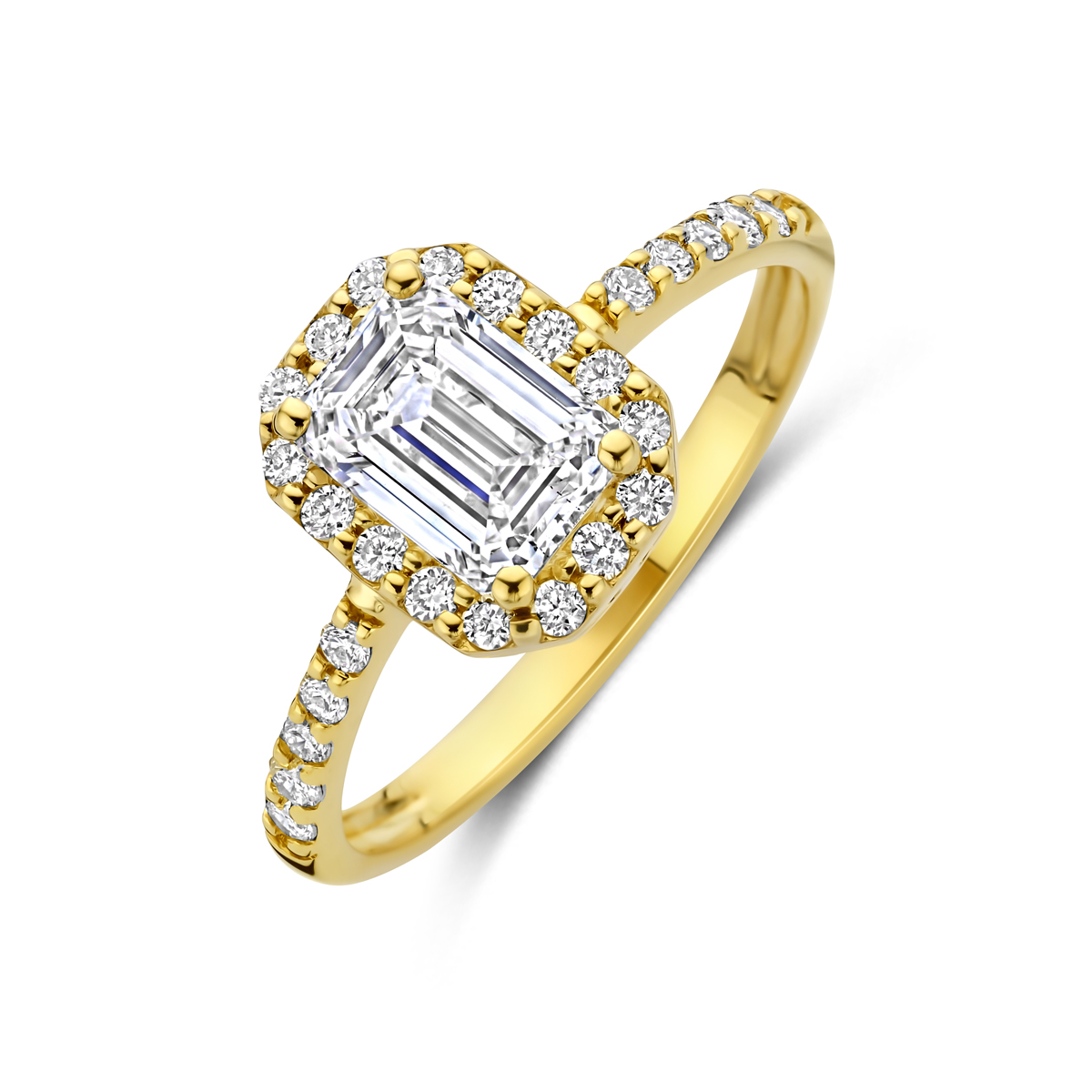 ring lab grown diamant 1.40ct g vs