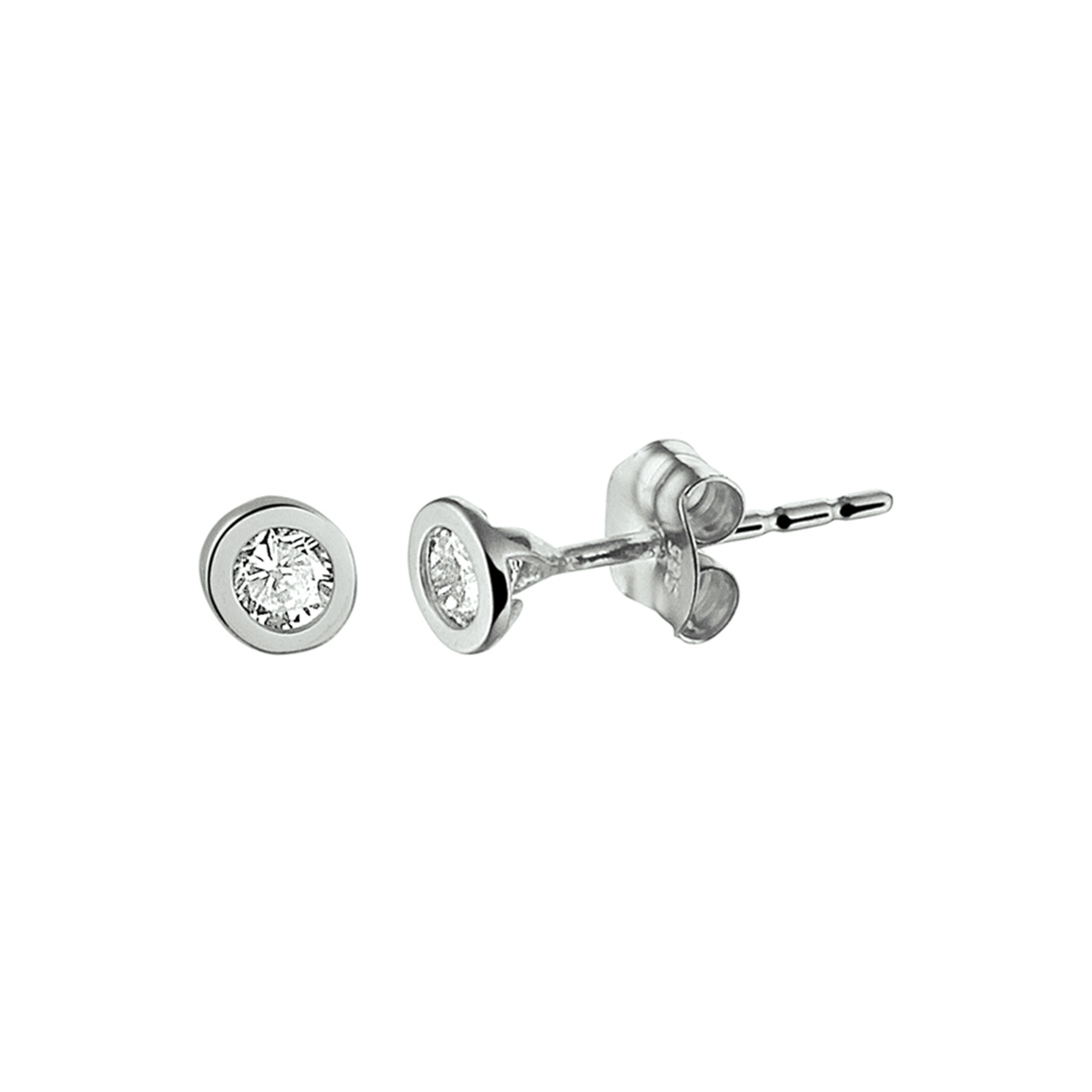 Een goede garderobe begint bij de basis en hetzelfde geldt voor een tijdloze sieradencollectie! Deze basic oorknoppen passen bij iedere outfit en zijn met veel andere sieraden te combineren. Details: witgouden oorknoppen met schitterende zirkonia.