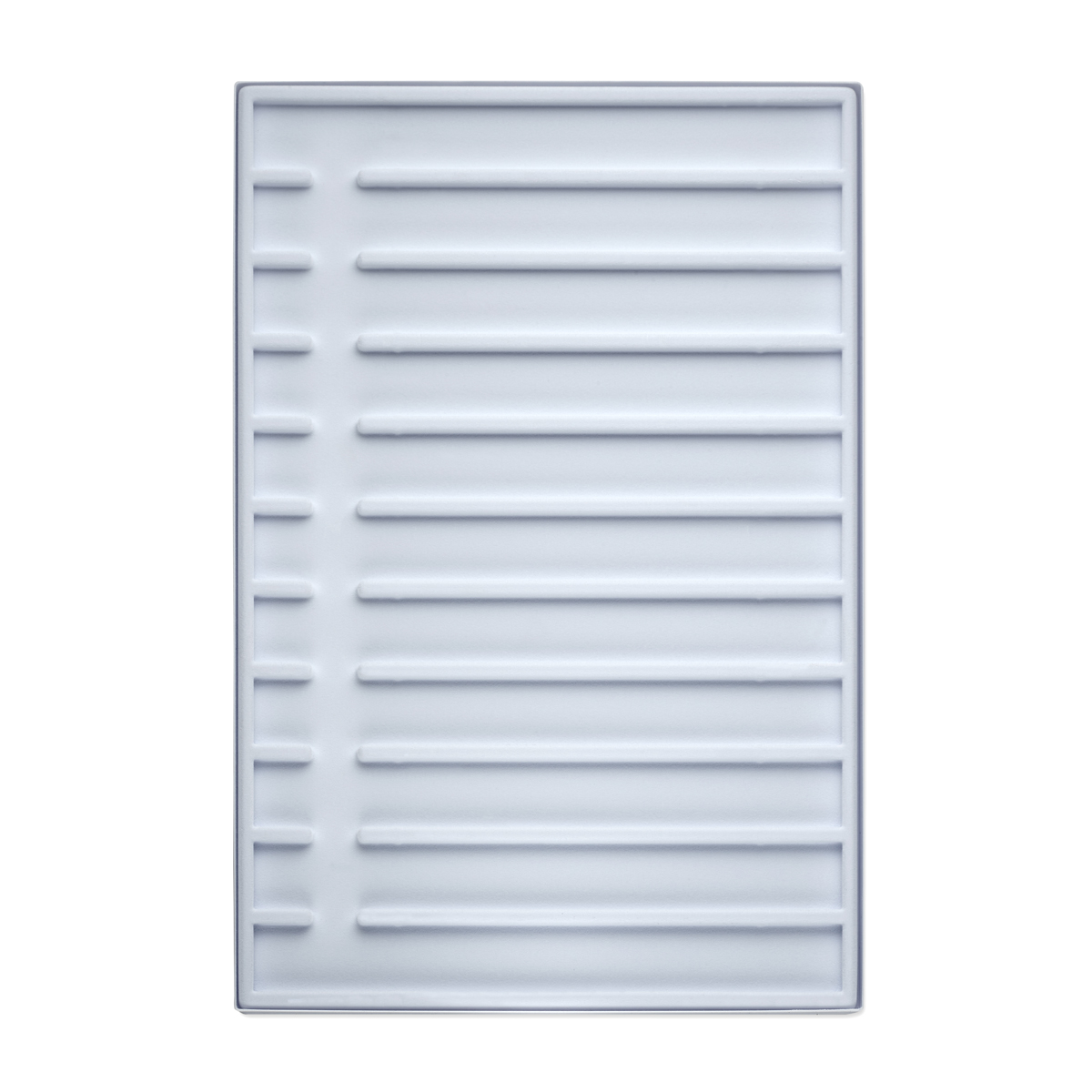 Losse lege tray voor de carrousel in de kleur wit. De tray heeft een afmeting van 330x220mm.