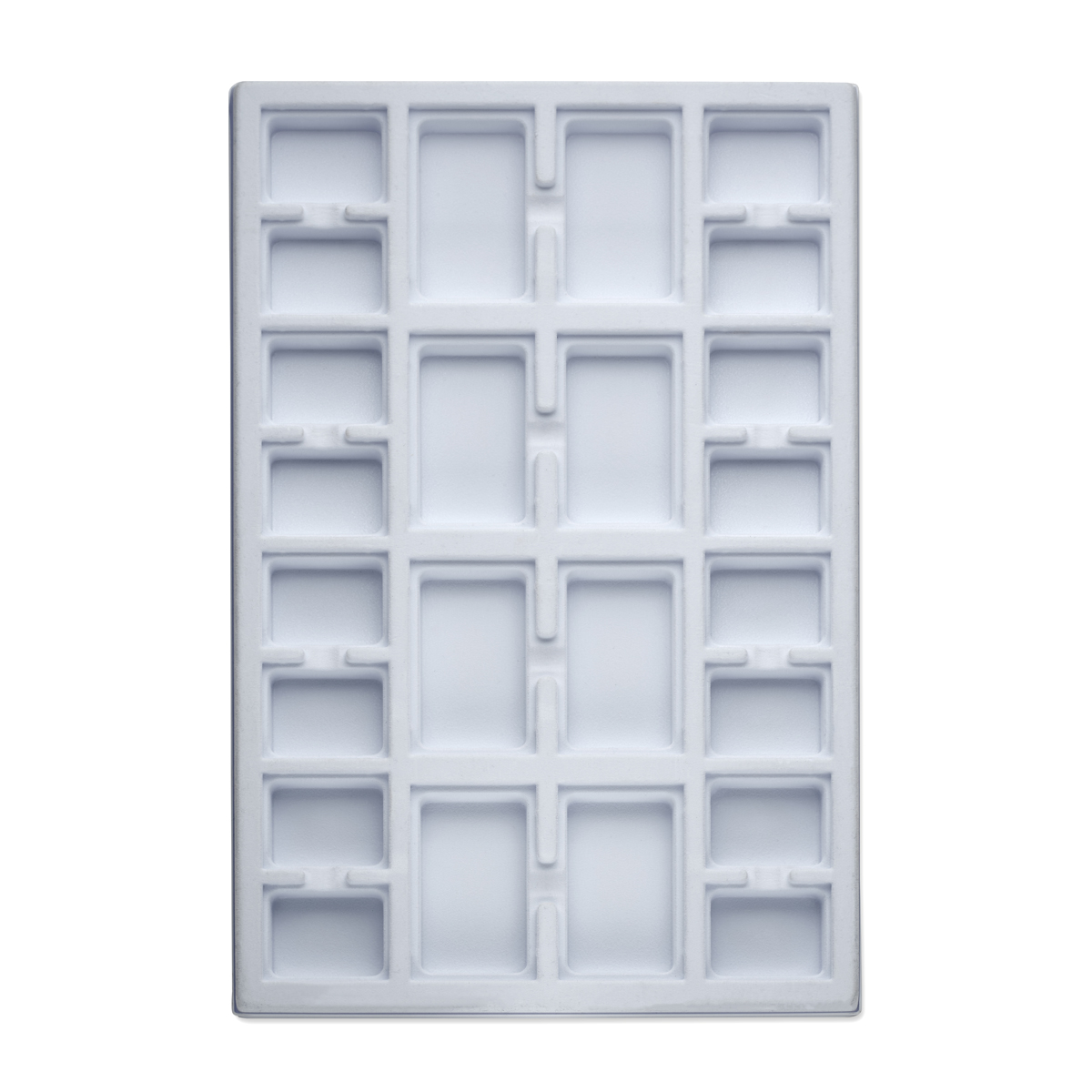 Losse lege tray voor de carrousel in de kleur wit. De tray heeft een afmeting van 330x220mm.