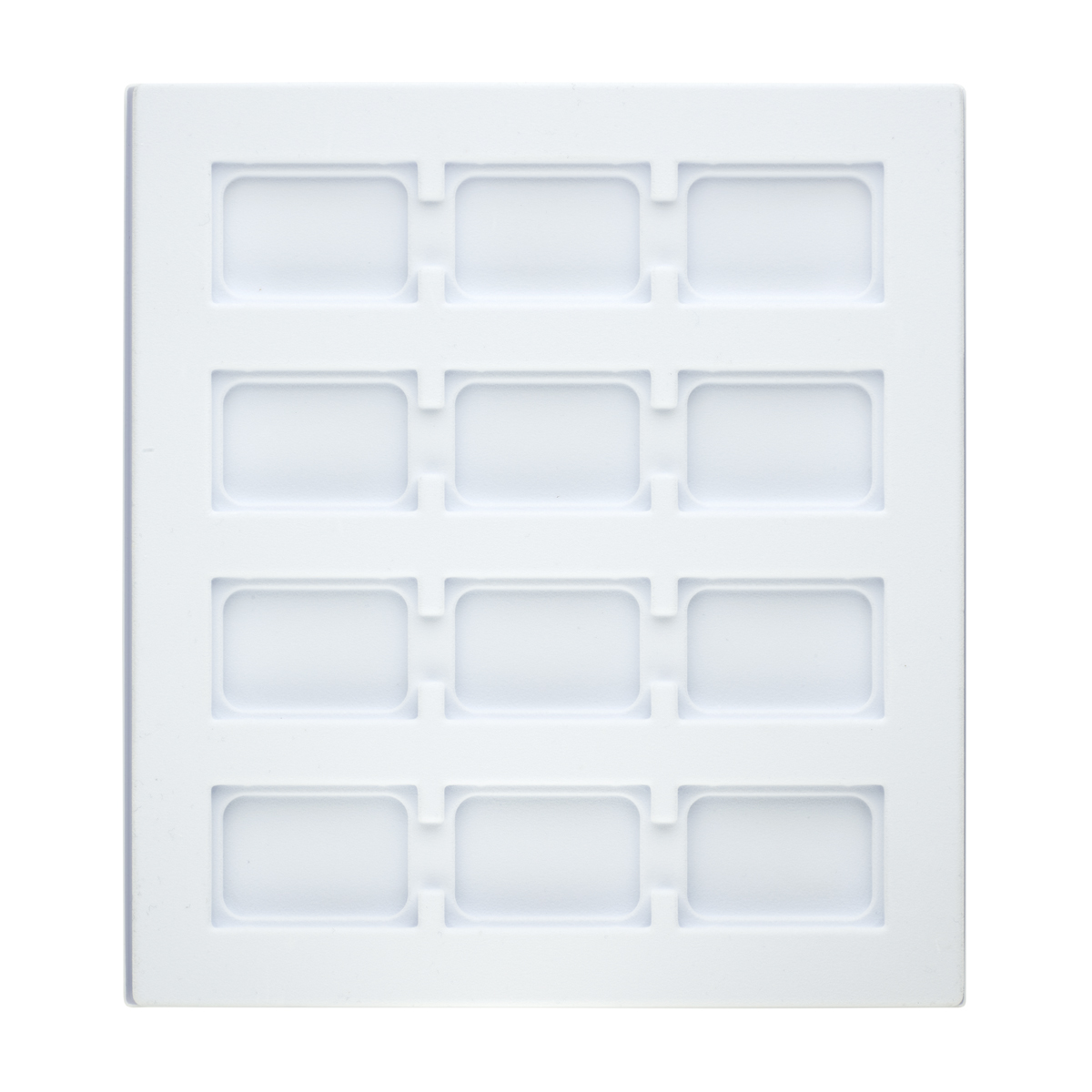 Losse lege tray voor de carrousel in de kleur wit. De tray heeft een afmeting van 245x220mm.