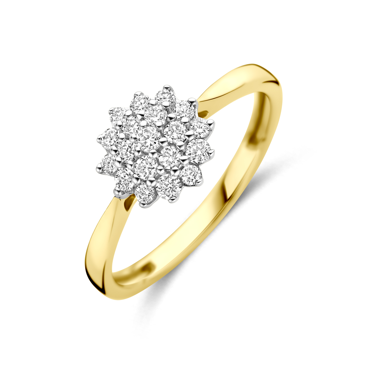 Ring mt18.5 lab grown diamant 0.33ct h si