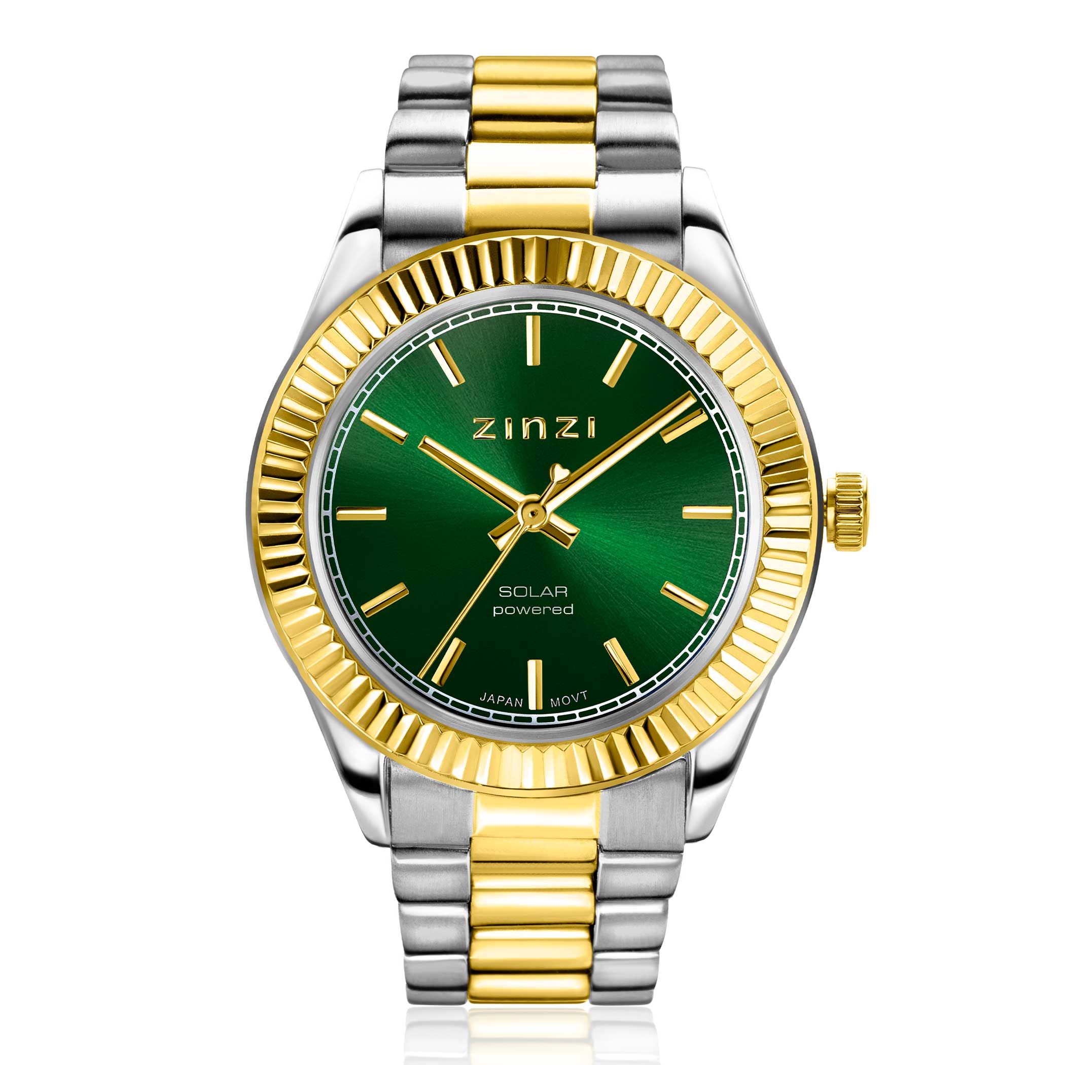  ZINZI Solaris horloge met groene wijzerplaat, stalen bicolor kast 35mm en stalen bicolor band met clip-sluiting. Het Japanse uurwerk loopt op zon- en kunstlicht ZIW2135
ZINZI Solaris horloge met groene wijzerplaat, stalen bicolor kast 35mm en stalen bicolor band met clip-sluiting. Het Japanse uurwerk loopt op zon- en kunstlicht ZIW2135
ZINZI Solaris horloge met groene wijzerplaat, stalen bicolor kast 35mm en stalen bicolor band met clip-sluiting. Het Japanse uurwerk loopt op zon- en kunstlicht ZIW2135
ZINZI Solaris horloge met groene wijzerplaat, stalen bicolor kast 35mm en stalen bicolor band met clip-sluiting. Het Japanse uurwerk loopt op zon- en kunstlicht ZIW2135
Ga naar het begin van de afbeeldingen-gallerij
ZINZI Solaris horloge met groene wijzerplaat, stalen bicolor kast 35mm en stalen bicolor band met clip-sluiting. Het Japanse uurwerk loopt op zon- en kunstlicht ZIW2135 
