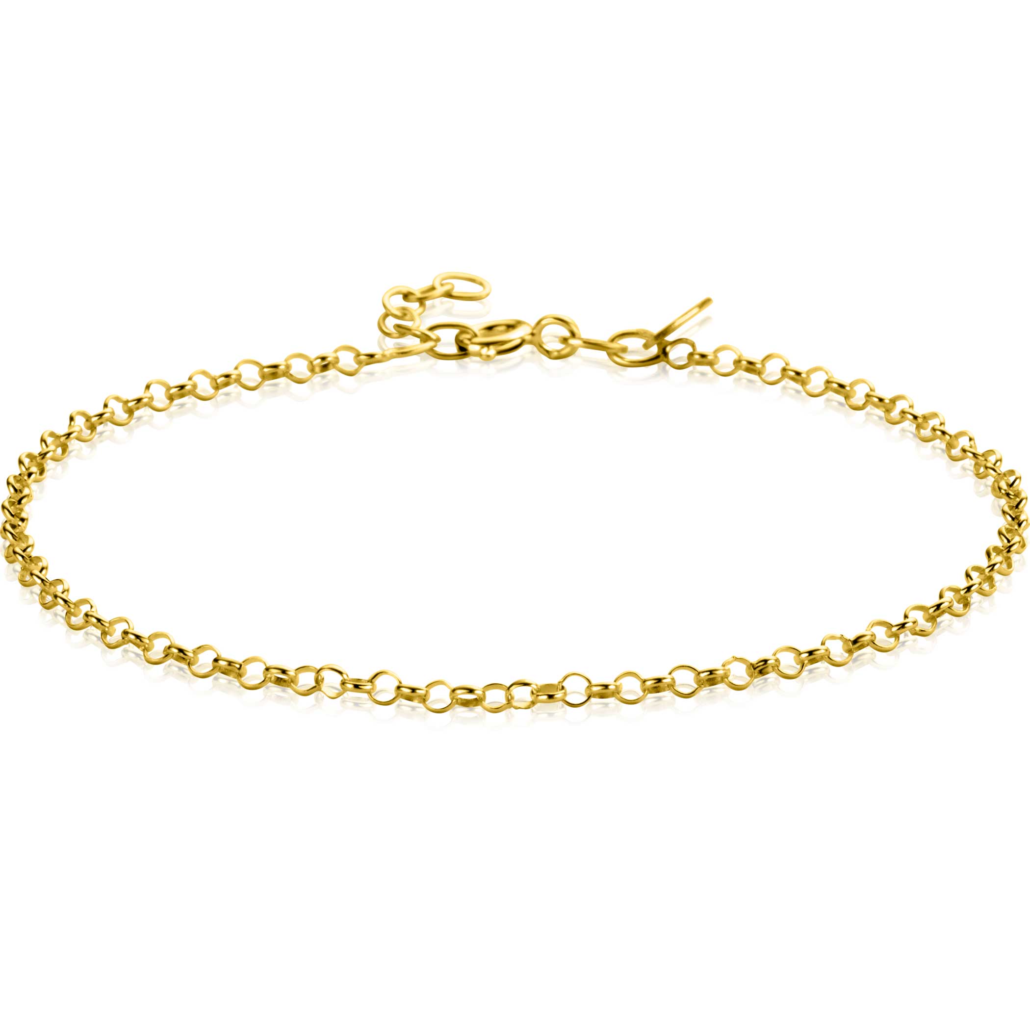 De ZINZI ARMBAND ZGA441 is een elegante armband vervaardigd uit 14 karaat goud. Het is een stijlvolle geelgouden bracelet met een diameter van 200 mm en een breedte van 2,2 mm. Perfect om solo te dragen voor een subtiele uitstraling of te combineren met andere sieraden voor een gedurfde look. Voeg een vleugje luxe toe aan elke outfit!