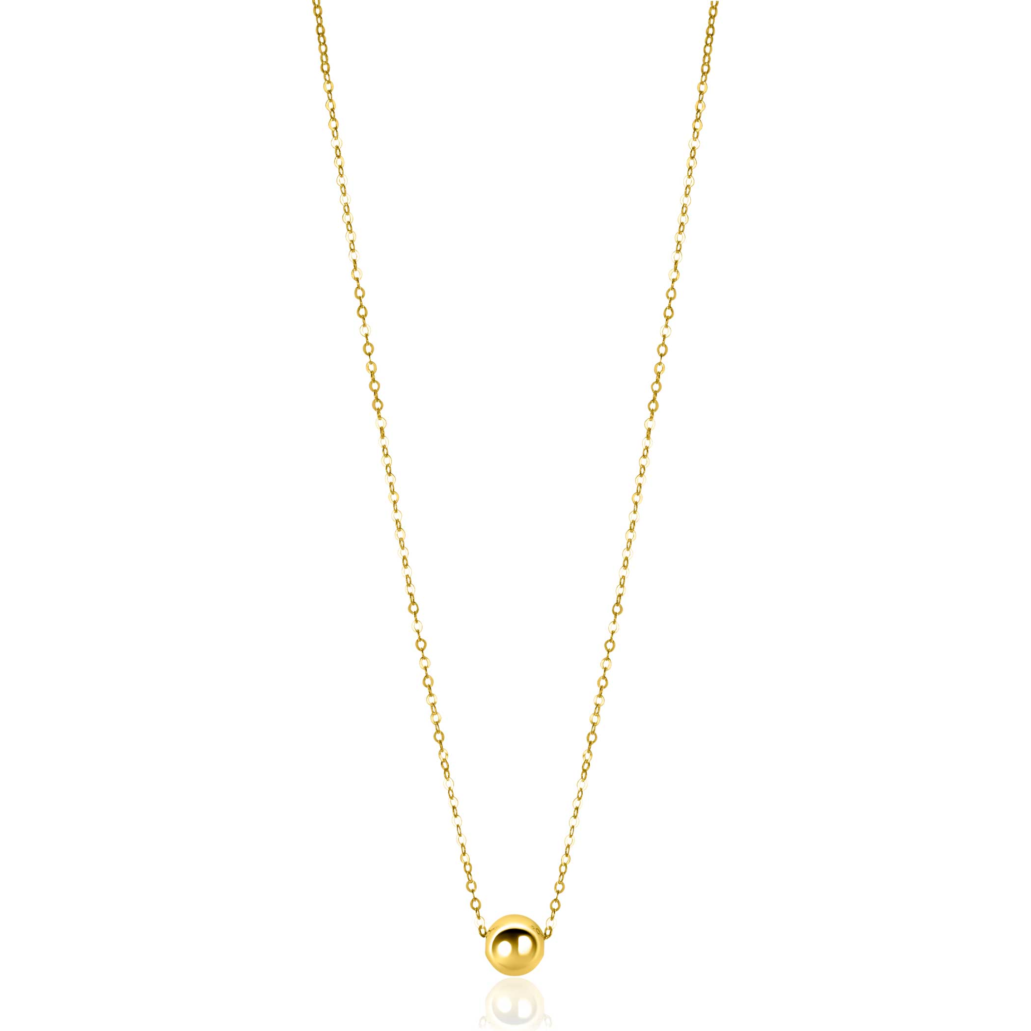 De ZINZI KETTING ZGC505 is een prachtige halsketting van 14-karaats goud met een breedte van 0,6 mm en een lengte van 45 cm. Het goud heeft geen glans, wat het een subtiele en elegante uitstraling geeft. Draag deze ketting solo voor een minimalistische look of combineer met andere sieraden voor een stijlvolle gelaagde look.