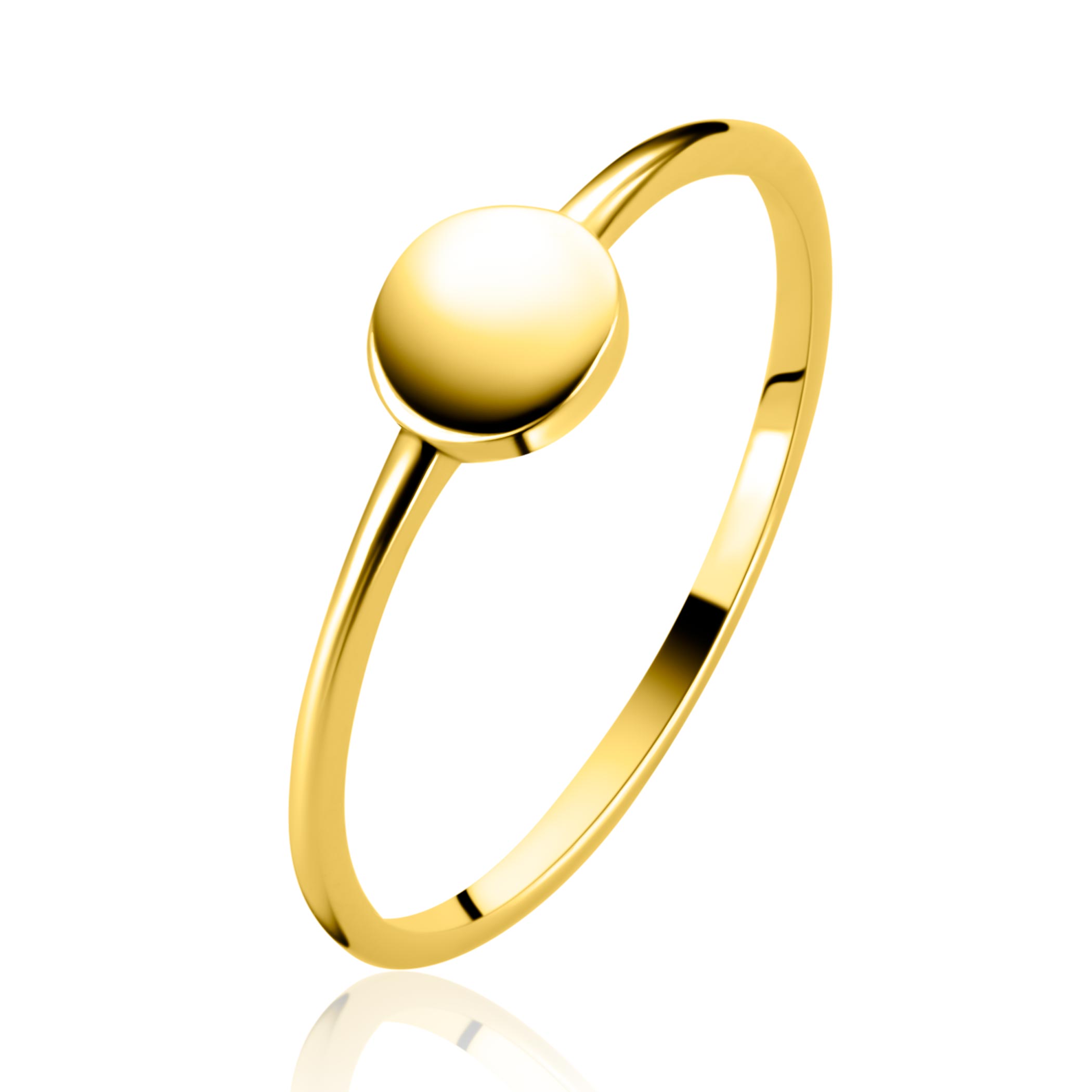 De Zinzi ring modelnummer ZGR554-58 is een stijlvolle gouden ring met een breedte van 5,2 mm en maat 58. Het heeft een matte afwerking zonder glans. Draag deze elegante ring solo voor een ingetogen look of combineer met andere sieraden voor een trendy, gelaagde stijl. Perfect voor elke gelegenheid!
