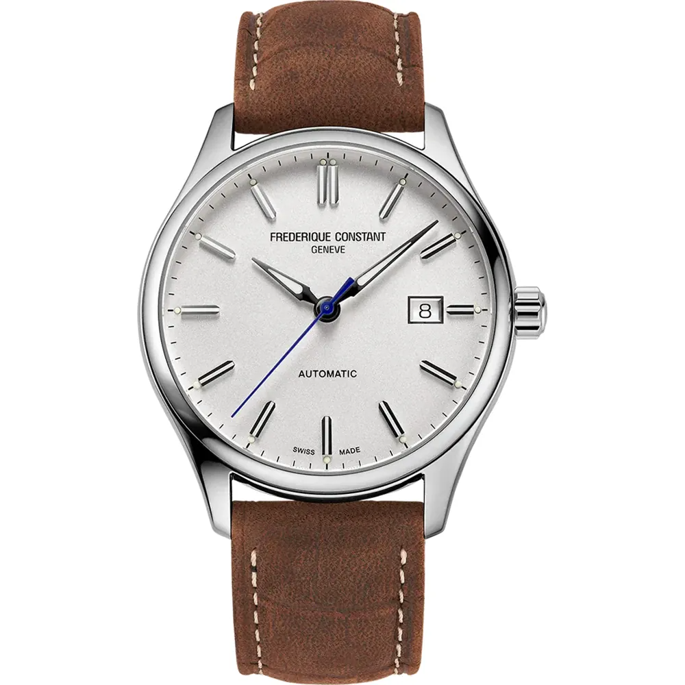 De Frederique Constant Classics FC-303NS5B6 is een verfijnd herenhorloge met een tijdloos design. Dit polshorloge beschikt over automatische uurwerken en een elegante blauwe wijzerplaat. Draag het met een formele outfit voor een klassieke look of combineer met casual kleding voor een stijlvolle touch. Perfect voor elke gelegenheid en een must-have accessoire voor horlogeliefhebbers.