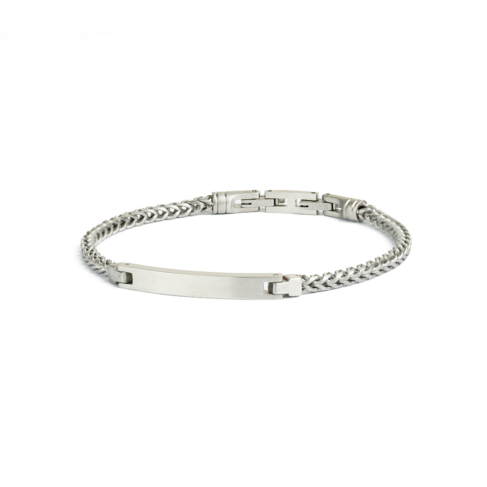 Memento Silver M-L (3mm vossenstaart) armband van het merk Gemini.
De lengte is 20-21 cm (M-L).