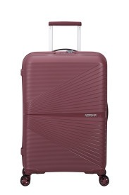 AIRCONIC Spinner &ndash; GALACTIC MAUVE

De AIRCONIC Spinner in de kleur GALACTIC MAUVE is de perfecte keuze voor wie licht, ruim &eacute;n stijlvol wil reizen. Deze grote reiskoffer van American Tourister staat bekend om zijn ultralichte ontwerp zonder in te leveren op stevigheid. Met een inhoud van maar liefst 101 liter neem je moeiteloos al je bagage mee voor een lange vakantie of verre rondreis.

Ultralicht en sterk

Met een gewicht van slechts ca. 2,7 kg behoort deze koffer tot de lichtste in zijn klasse. Het innovatieve ontwerp in combinatie met hoogwaardig polypropyleen zorgt voor optimale schokbestendigheid en duurzaamheid. Zo blijft je bagage goed beschermd tijdens vliegreizen, autovakanties of treinreizen.

Stijlvol reizen in GALACTIC MAUVE

De moderne kleur GALACTIC MAUVE geeft de koffer een elegante en eigentijdse uitstraling. Dankzij het unieke design valt jouw koffer direct op bij de bagageband.

Comfort en gebruiksgemak

Vier soepele dubbele wielen voor 360&deg; draaigemak

Lichtgewicht trekstang voor comfortabel transport

Ruim interieur met praktische indeling

Stevige ritssluiting voor veilige afsluiting

Waarom kiezen voor de AIRCONIC Spinner?

✔ Extra lichtgewicht grote reiskoffer (67 liter)
✔ Gemaakt van sterk en duurzaam polypropyleen
✔ Modern design in de kleur GALACTIC MAUVE
✔ Ideaal voor lange vakanties en verre reizen
✔ Betrouwbare kwaliteit van American Tourister

Ga goed voorbereid op reis met de AIRCONIC Spinner 128187-A941 in GALACTIC MAUVE en combineer maximaal reiscomfort met een stijlvolle uitstraling. ✈️