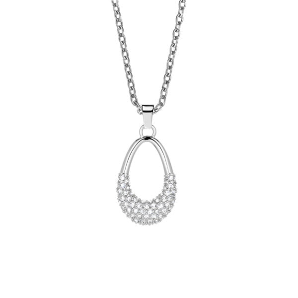  De 457-17-500 ketting straalt tijdloze elegantie en vrouwelijke verfijning uit. De druppelvormige hanger in glanzend zilverkleurig design is bezet met fonkelende kristallen die het licht prachtig weerkaatsen. De minimalistische vorm maakt deze ketting zowel modern als klassiek.  Gemaakt van hoogwaardige materialen met een gepolijste afwerking, combineert de 457-17-500 subtiele eenvoud met een luxueuze uitstraling. De fijne ketting zorgt voor een comfortabele pasvorm en laat de hanger prachtig tot zijn recht komen.  Een veelzijdig sieraad dat elke outfit verrijkt &ndash; stijlvol, elegant en tijdloos mooi. 