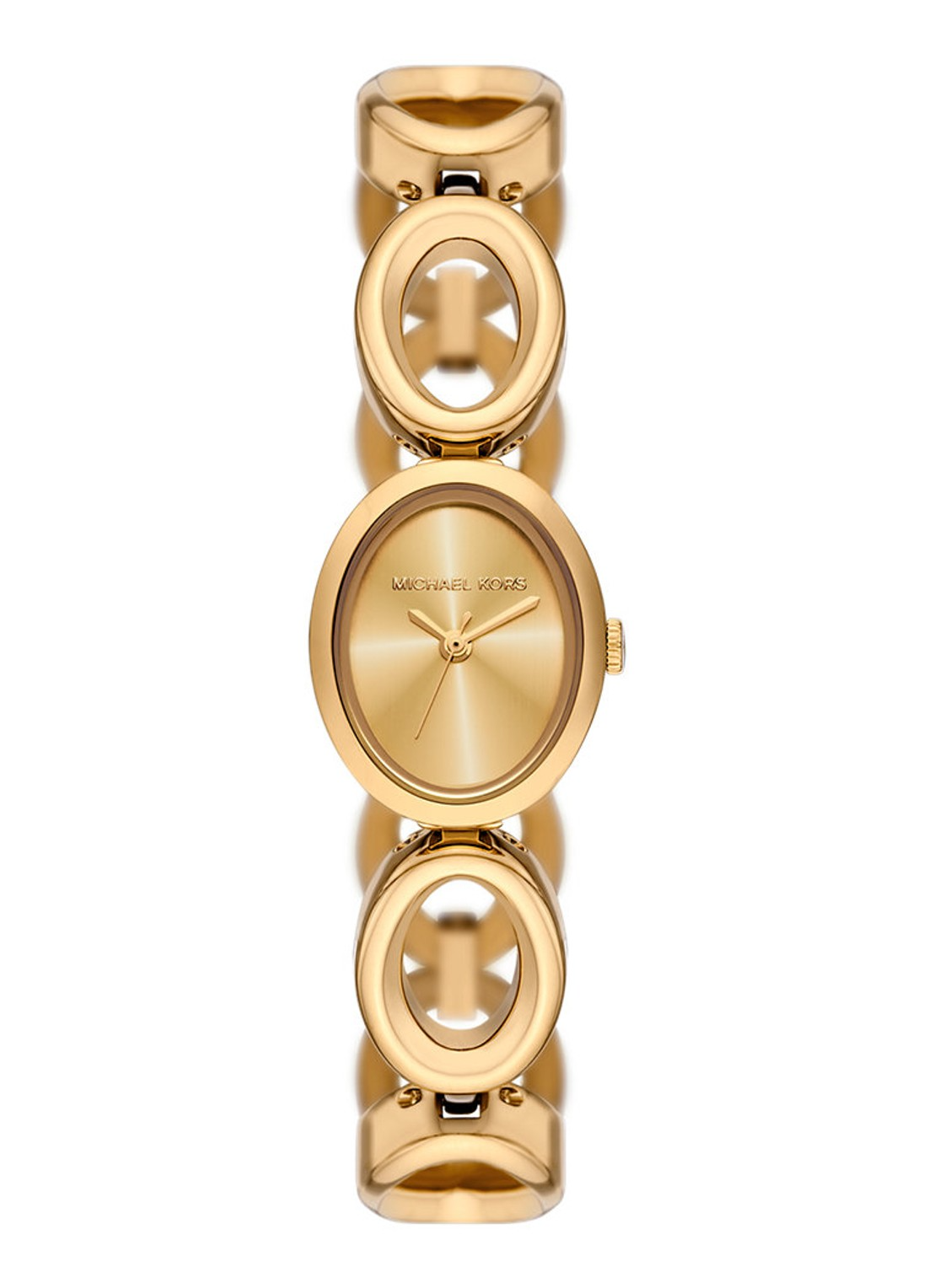 De Michael Kors Horloge MK4957 heeft een kast van roestvrij staal, is nikkelvrij, en heeft een gouden band. Het is een polshorloge zonder datumfunctie en een kastgrootte van 22 mm. Combineer deze elegante en tijdloze accessoire met een chique outfit voor een verfijnde look. Perfect voor zowel formele als casual gelegenheden.