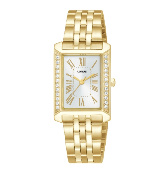 De LORUS dameshorloge, model RG233YX9, heeft een stijlvolle roestvrijstalen armband en een witte wijzerplaat. Met een waterbestendigheid tot 50M is het ideaal voor dagelijks gebruik. Draag deze elegante analoge klok om uw pols voor zowel formele als casual gelegenheden, waardoor uw outfit altijd een verfijnde touch krijgt. Categorie: Horloge.