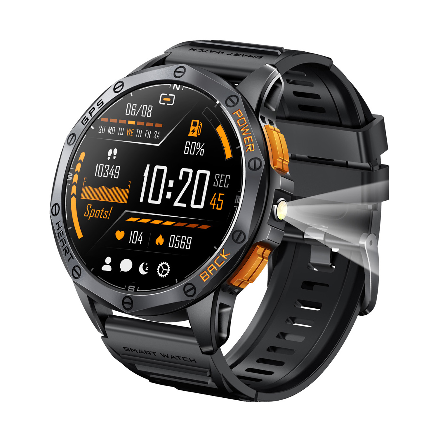 SMARTY2.0 SW094A 
Dit Smarty Smartwatch horloge is een stap in de toekomst. Door zijn Amoled scherm is het beeld vele malen scherper en intenser. De zwarte kast is gemaakt van aluminium met een gehard glas. Aan de kast zit een zwarte siliconen band met een gespsluiting. Het horloge heeft een doorsnee van 48mm en is spatwaterdicht. Deze smartwatch is sportief, stijlvol, maar zeker gebruiksvriendelijk. Om door apps, berichten en tekst te bladeren hoeft je alleen maar op het glas te tikken of de knop te gebruiken. Tevens heeft het een Find my watch functie.

Merk:
SMARTY2.0 Smartwatches verbinden je met de wereld. 
SMARTY2.0 biedt een brede keuze aan vormen en functionaliteiten. Een ronde of rechthoekige smartwatch? Eentje voor de smalle pols? Een ladies watch of een kids watch?  SMARTY2.0 heeft het allemaal.
De keuze qua functionaliteiten is onuitputtelijk: bluetooth bellen, stappenteller, hartslag- en bloeddrukmeter,  meerdere verschillende sporttrackers, menstruatie en ovulatie herinneringen, ingebouwde GPS, vind mijn smartphone en heel veel meer. Maak je eigen keuze.
Iedere SMARTY werkt zowel met iOS als met Android en is moeiteloos via een QR-code te koppelen met iedere mobiele telefoon. Misschien wel d&eacute; makkelijkste smartwatch voor iedereen.
SMARTY2.0 staat voor hoge kwaliteit in een betaalbaar prijssegment: &euro; 79 - &euro; 199.

Highlights:
- Geschikt voor Android en iOS  
- De Smartwatch heeft Bluetooth call 
- Hoge batterij efficientie
- 24 uur hartritme meting
- Bevat smart music en mini games
- Door de verschillende meters en tellers is het mogelijk om onder andere de hartslag, stappen, snelheid, slaap, luchtdruk, stress, hoogte- en diepte te meten
- D.m.v. de ingebouwde GPS, is het mogelijk om offline te navigeren en achteraf je route terug te kijken (zonder dat de telefoon in de buurt is)
- Stof,- Waterdichtheid: IP68