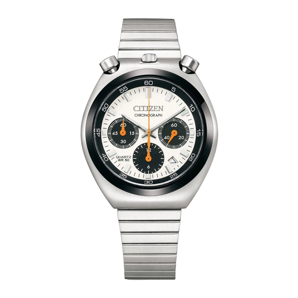 De Citizen CHRONO Hau Chronograph Armbanduhr, is een hoogwaardige polshorloge. Het beschikt over een stijlvol ontwerp met chronograaffuncties, ideaal voor zowel casual als formele gelegenheden. Draag dit horloge op uw pols bij zakelijke bijeenkomsten of informele evenementen voor een tijdloze look.