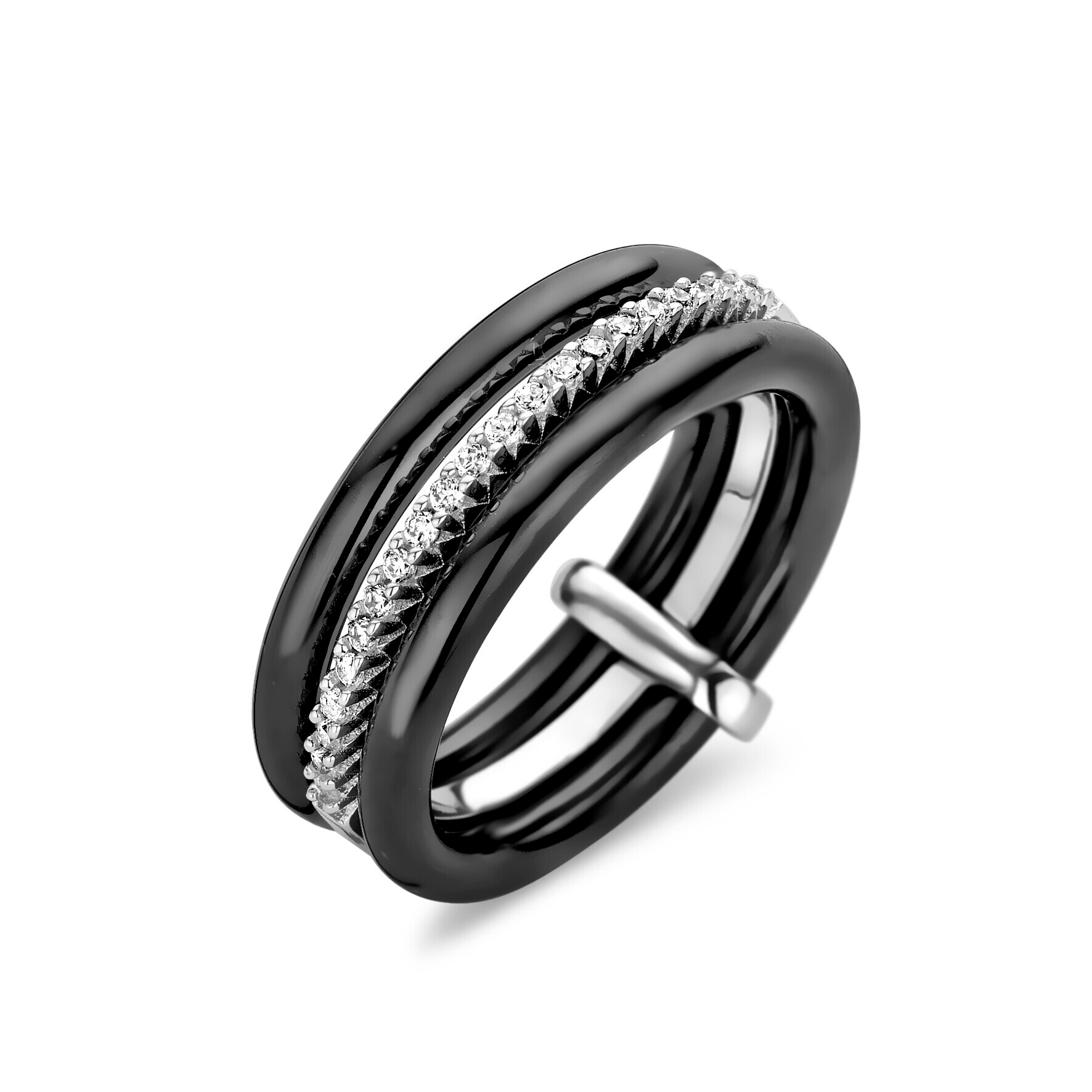 Rosa di Luca ring  zilver in maat 56 (17,75)