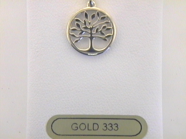 diesen 333/- Gelbgold Lebensbaum -Anh&auml;nger tragen Sie am besten stilvoll an einer feinen Halskette f&uuml;r einen dezenten und edlen Look.
