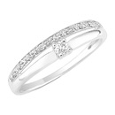 18 kt gouden ring met diamant: 0,13 ct
Maat: 54 (ook verkrijgbaar in andere maten)